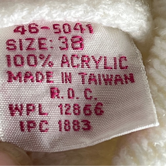 Vintage Collections Women's 38 Medium White Collared Cardigan Sweater Pockets - Picture 8 of 8